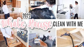 EXTREME WHOLE HOUSE CLEAN WITH ME // CLEANING MOTIVATION 2022 // SPEED CLEANING