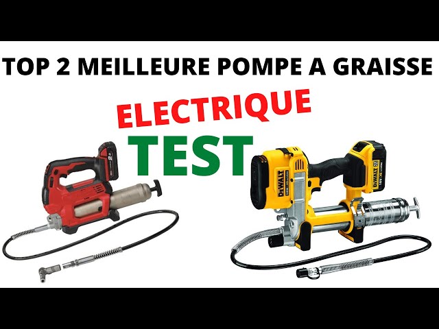 TOP 2 : MEILLEURE POMPE A GRAISSE ÉLECTRIQUE ( Dewalt & Milwaukee VS  Pressol Renson Makita Bosch.. 