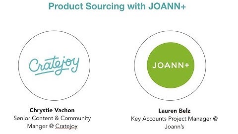 Product Sourcing for your Subscription Box Business with Joann+