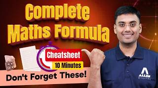 🔥 Complete Maths Formula Cheat Sheet in 10 Minutes | Don’t Forget These!