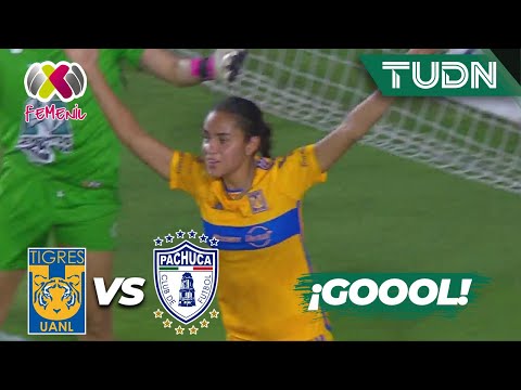 ¡TIGRES YA GOLEA! Maricarmen la empuja | Tigres 3-0 Pachuca | AP2023 Liga Mx Femenil J5 | TUDN