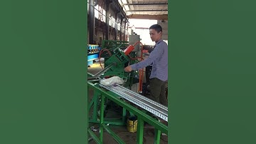 Galvanized metal stud and track channel roll forming machine