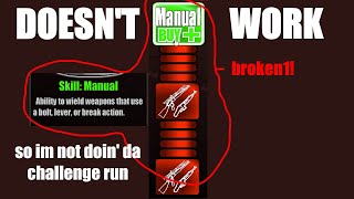 The Manual Skill Tree in the Redux Deluxe Mod DOESN'T WORK