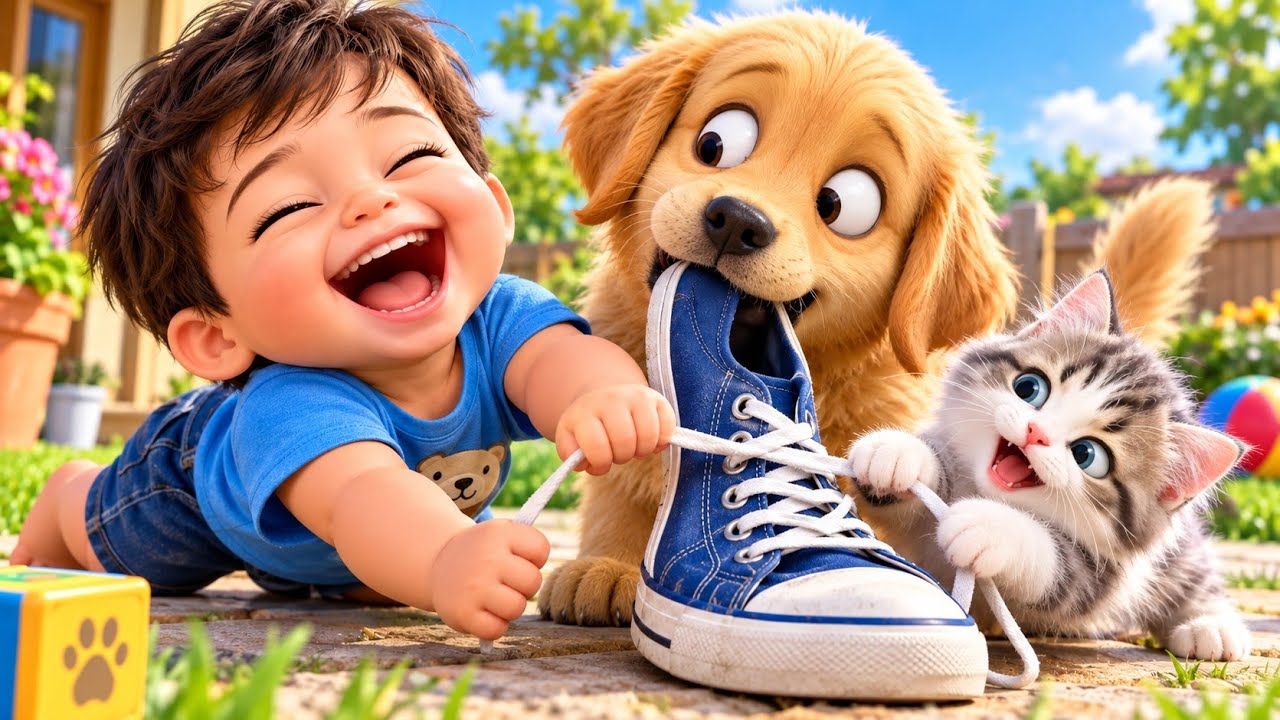 Cat and Dog Funny moments with baby 👶🐈🐶 | Laughing Baby and Dog | Laughing Baby and Cat 😺🐶 | 
