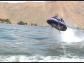 ski boat pulling a tube