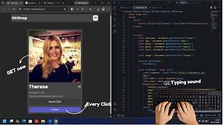 Coding a Random Girl Generator Website 💻 | JavaScript + API | No Talking**