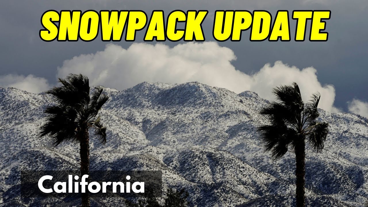 California snowpack 119% of average