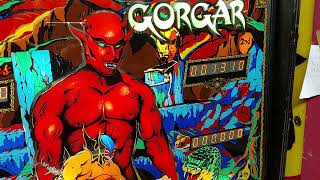 Gorgar (Williams 1979) speaks !!! Iconic pinball in gameplay in a german cellar in Sept  2022