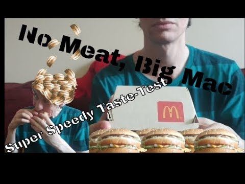 No Meat, Big Mac | Super Speedy Taste-test