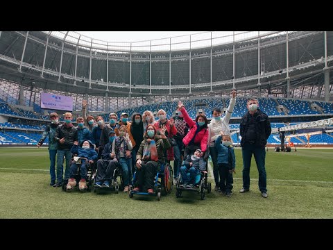 «Я полюбил этот стадион». На «ВТБ Арене» прошла экскурсия для особых гостей | Динамо ТВ