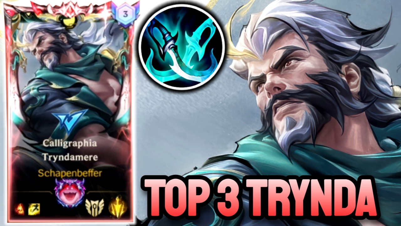 WILD RIFT TRYNDAMERE - TOP 3 TRYNDAMERE GAMEPLAY - GRANDMASTER RANKED