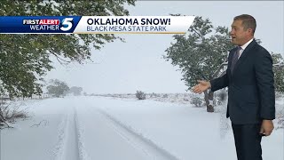 Parts of Oklahoma experiencing winter storm warning, more snow expected
