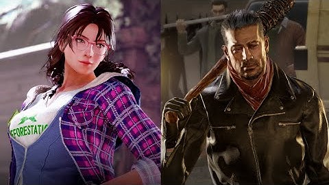 TEKKEN 7 NEGAN & JULIA ALL INTRO / WINPOSES  & RAGE ART COMPILATION