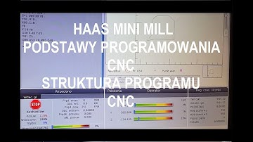 HAAS MINI MILL - PODSTAWY PROGRAMOWANIA CNC  - STRUKTURA PROGRAMU CNC