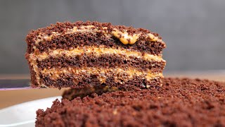 Торт 3 стакана без миксера и весов! Очень простой и вкусный домашний шоколадный торт - 7 