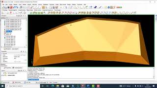 05 SIMPLE MINE DESIGN FOR BEGINNER PART 5 HOW TO CALCULATE CUT AND FILL VOLUMES 2 DTMS screenshot 2
