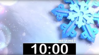 10 Minute Timer With Clical, Calm Music Countdown Timer For Kids, Piano Instrumental Music