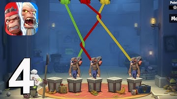 Age of Apes - Gameplay Walkthrough part 4🔥(iOS,Android)