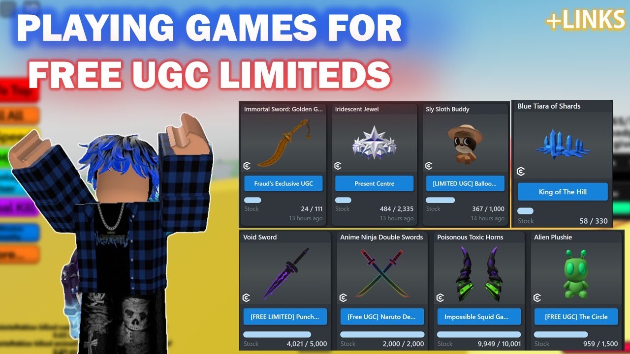🔴[LIVE] Playing Games to Win FREE LIMITED UGCs = Latest & Newest + Links