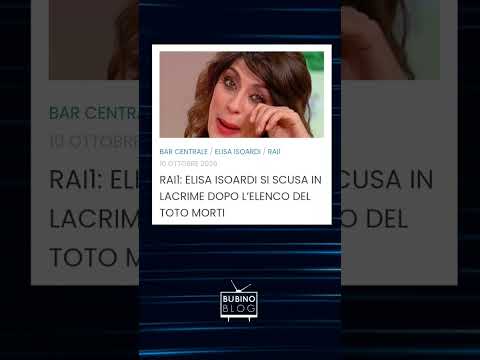 Video : SI SCUSA IN LACRIME DOPO LELENCO DEL TOTO MORTI