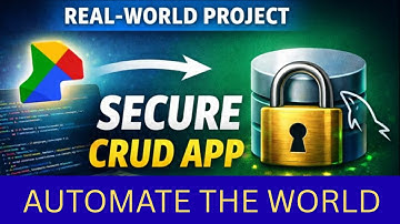 Build a Secure CRUD App with Google Apps Script & MySQL Real World Project