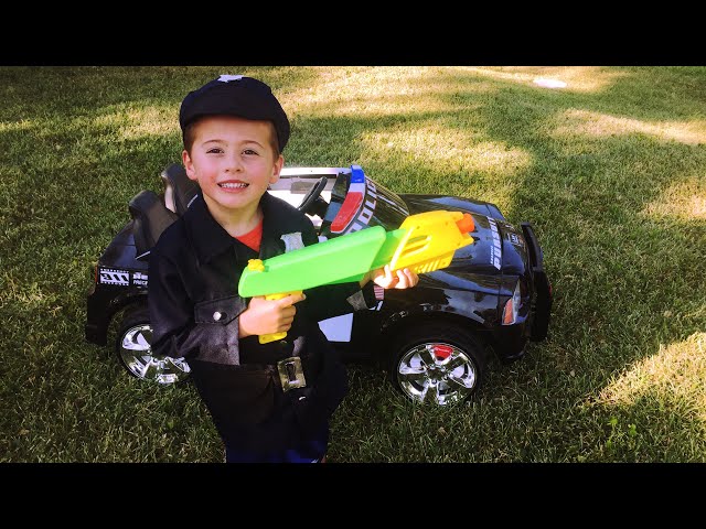Kids Ride On Dodge Police Car - Review, Unboxing, and Driving