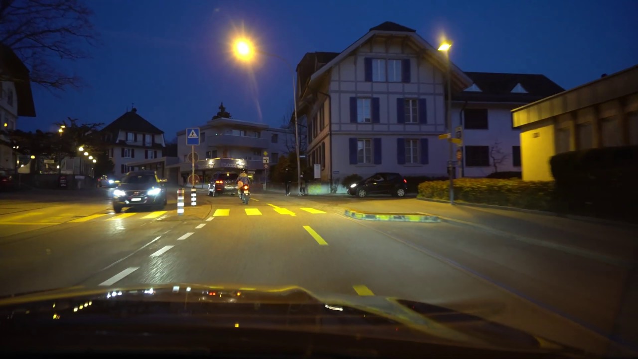 Driving from Bern Wankdorf to Ostermundigen, Switzerland