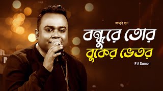 Bondhure Tor Buker Vitor | বন্ধুরে তোর বুকের ভেতর | F A Sumon | Amar Gan | Mytv Thumb