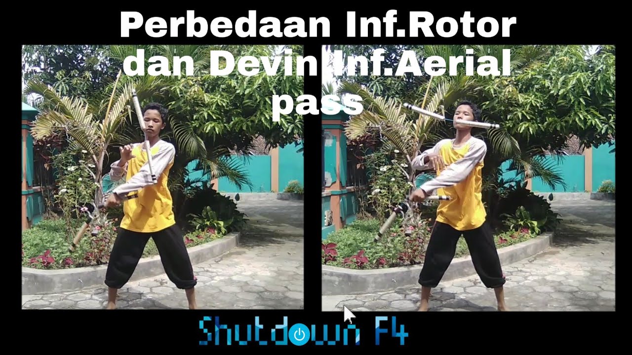  Perbedaan  Inf Rotor dan  Devin Inf Aerial pass double  