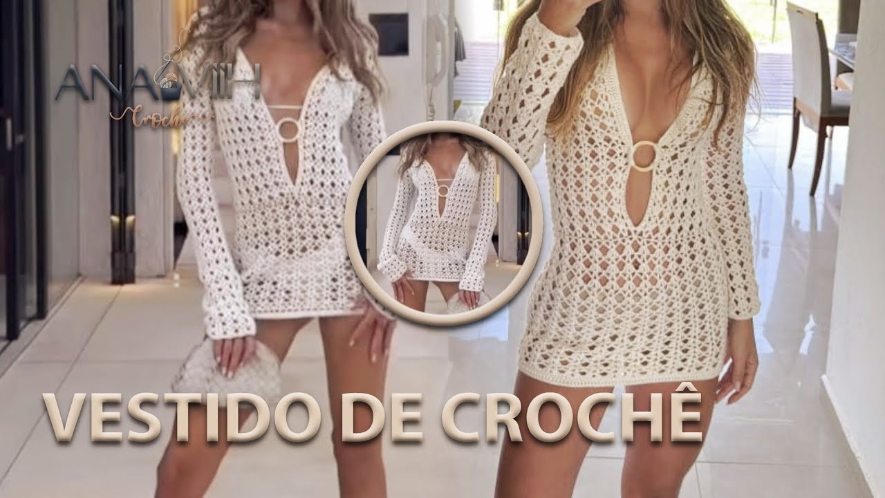 Vestido de crochê tutorial (parte 2)