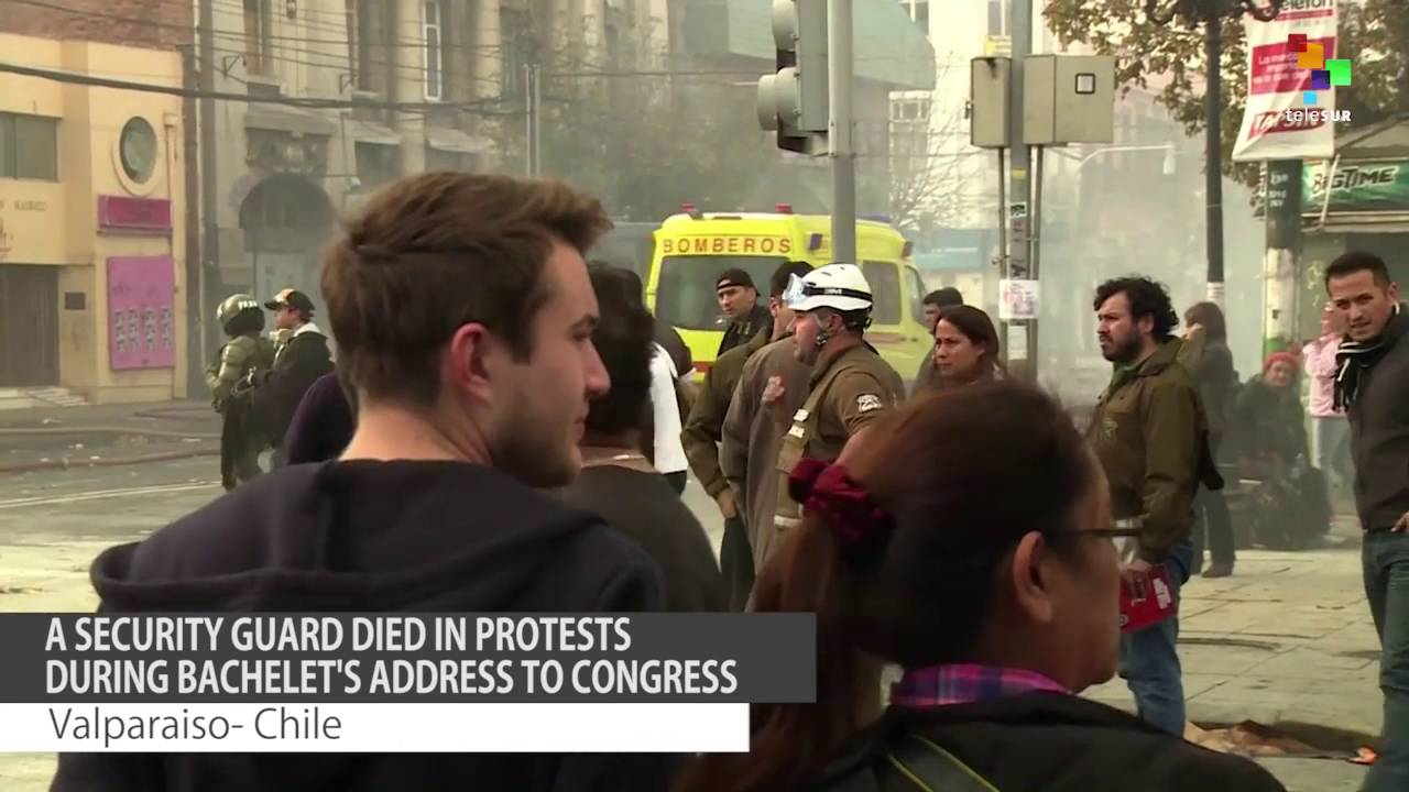 Security Guard Dies in Chile During Protests