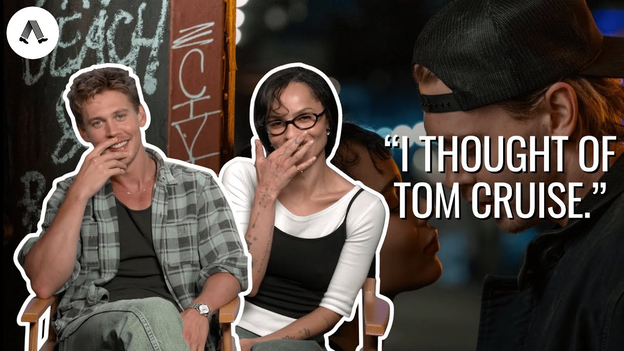 Austin Butler and Zoe Kravitz On Bud The Cat, Getaway Spots & Austin's Foot Injury.