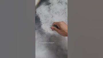 Drawing clouds using graphite powder! #art #artist #drawing #draw  #drawingskill #pencildrawing .