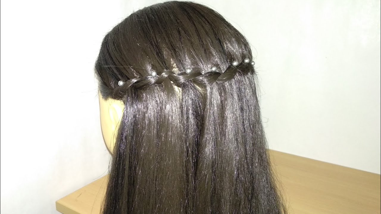 Waterfall Hairstyle For Kids Kids Easy Hairstyle Youtube