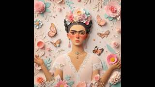 #TheLegendaryArtChallenge : Frida Kahlo's episode : A Story of Soft Strength #ai #aiart  #aiartworks screenshot 2