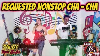 REQUESTED NONSTOP  CHA - CHA | LIVE BAND CHA - CHA MEDLEY - REA & ROMEL JAM AT ZALDY MINI STUDIO