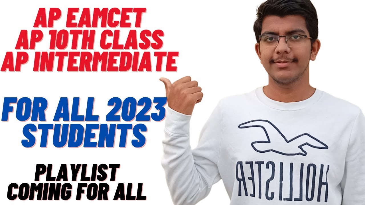 AP 10th class| Intermediate| Eamcet| 2023 students| Playlists for all ...