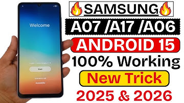 Samsung Android 15 FRP Bypass 2025 — 1-Click Unlock for A07/A06/A17 (No PC Needed!)