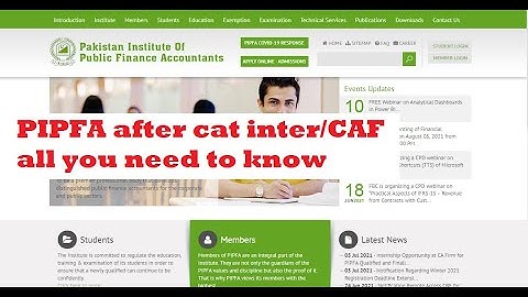 PIPFA after CAF level | Complete guidance | Comment Session | Hafiz Junaid APFA, CA(F)