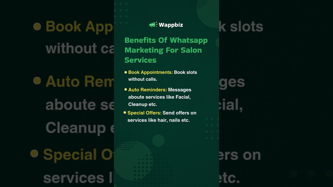 Salon Owners, Simplify Bookings & Grow with WhatsApp Marketing!