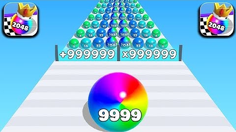 Ball Run 2048 - Gameplay Walkthrough Part 1 Tutorial Levels 1-18 (iOS, Android NinjaX YT is live!