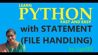 Celebrity PYTHON - WITH STATEMENT IN FILE HANDLING Profile
