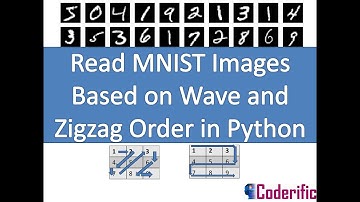 Read MNIST Images Based on Wave and Zigzag Orders in Python