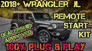 2018+ Jeep Wrangler (JL) 100% Plug & Play Remote Start Kit - FULL INSTALL -  YouTube