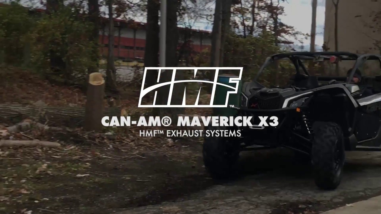 HMF™ Exhausts CanAm® Maverick X3 YouTube
