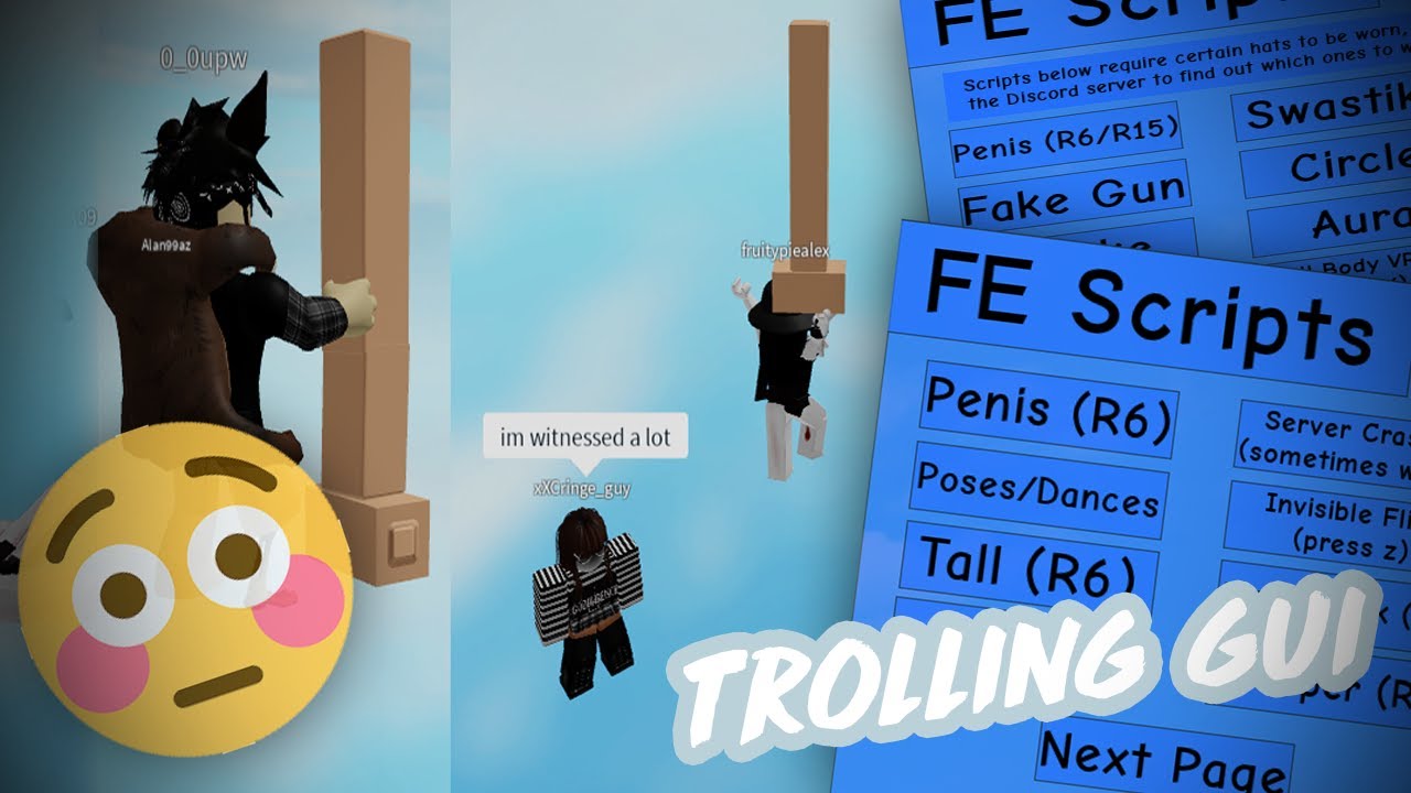 Roblox Fe Ultimate Trolling Gui Youtube - roblox trolling gui 2021