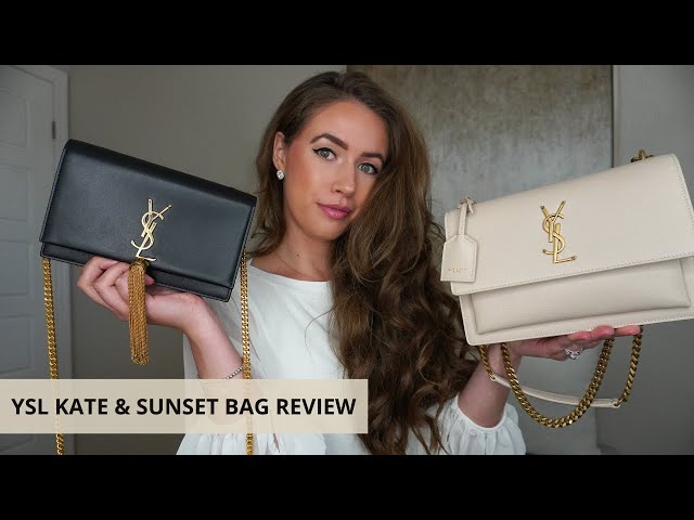 Saint Laurent Small VS Medium Kate Bag Comparison