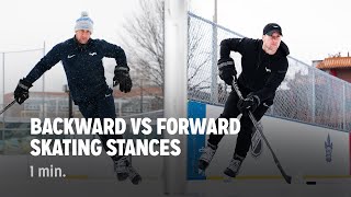 Backward vs Forward Skating Stances