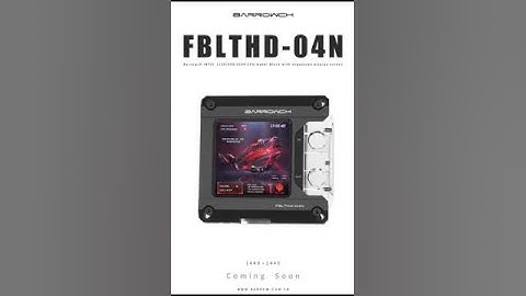 Barrowch INTEL 115X/X99/X299 CPU water Block with HDMI display screen