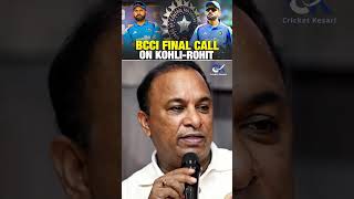 BCCI reveals whether Virat Kohli and Rohit Sharma will play in the 2027 World Cup